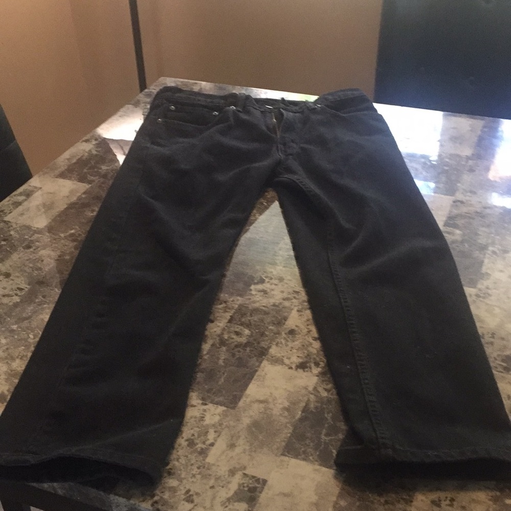Men’s 505 Levi Strauss jeans black size w34L 29